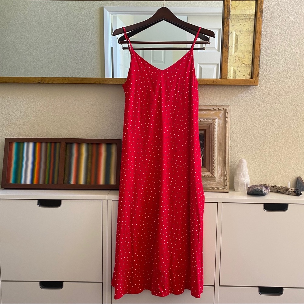 Gap polka dot dress XS